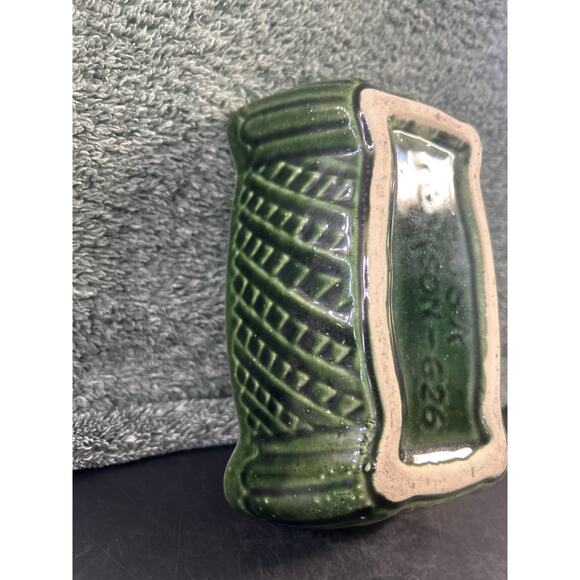 Cookson Pottery Oblong Green Drip Marked 626 Made in USA c1970s - Picture 8 of 10